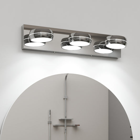 20" 3-Light Chrome LED Vanity Light