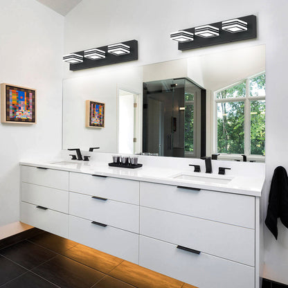 3-Light Matte Black Up & Down LED Vanity Wall Light - view 3