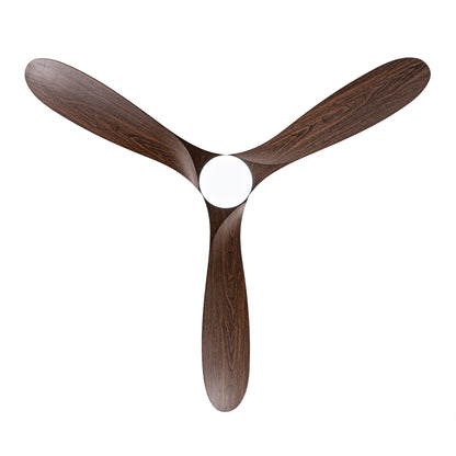 60" Matte Black Ceiling Fan with LED Light - view 24