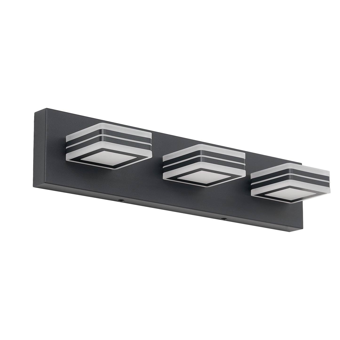 3-Light Matte Black Up & Down LED Vanity Wall Light - view 10