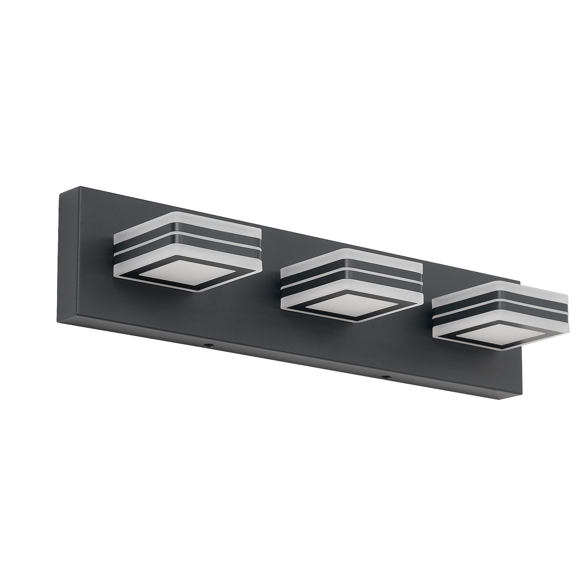 3-Light Matte Black Up & Down LED Vanity Wall Light - view 10