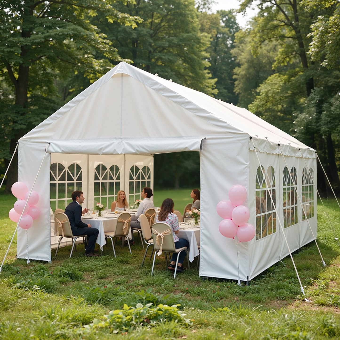 10×20 ft Heavy-Duty Carport Canopy with Removable Sidewalls