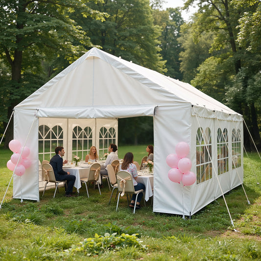 10×20 ft Heavy-Duty Carport Canopy with Removable Sidewalls