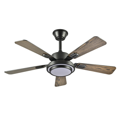 42" Matte Black Ceiling Fan with Dimmable LED Light - view 15