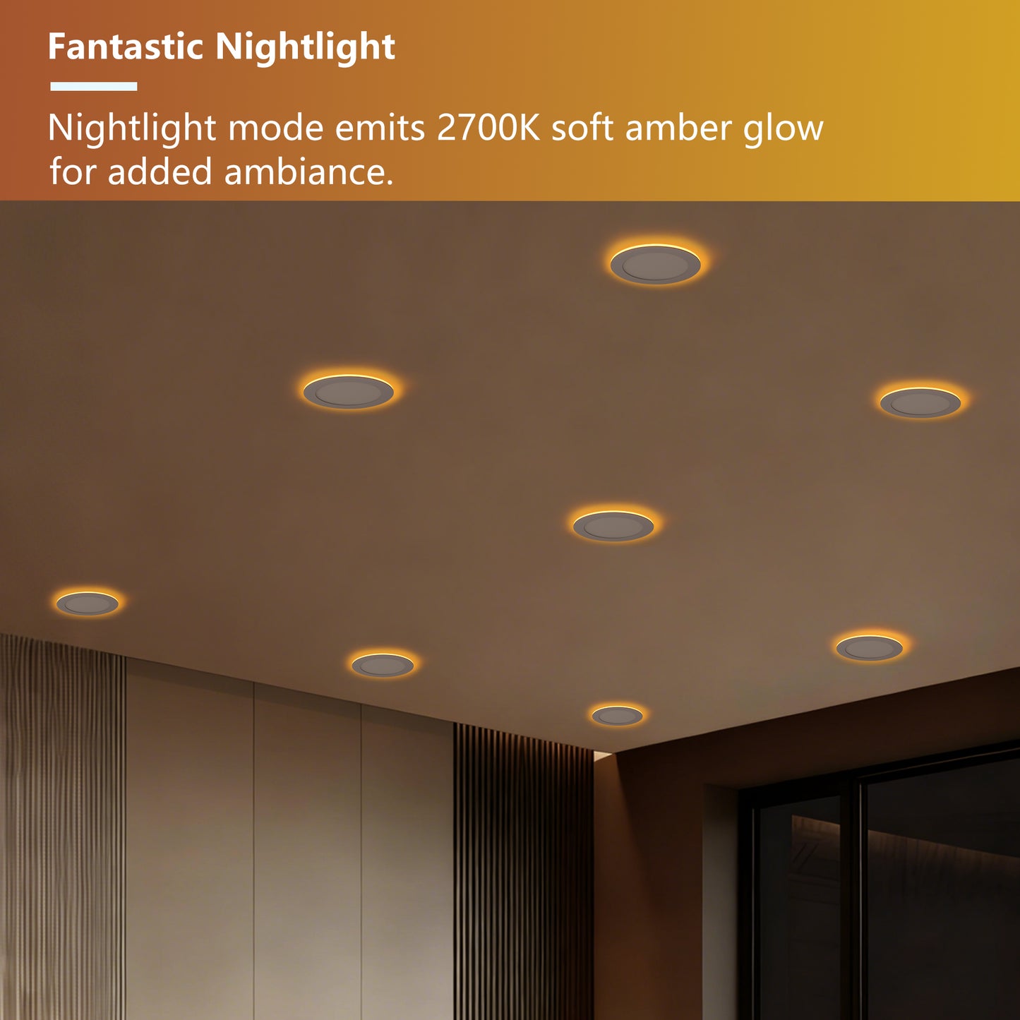 6" White LED Recessed Ceiling Light, 12-Pack - view 6