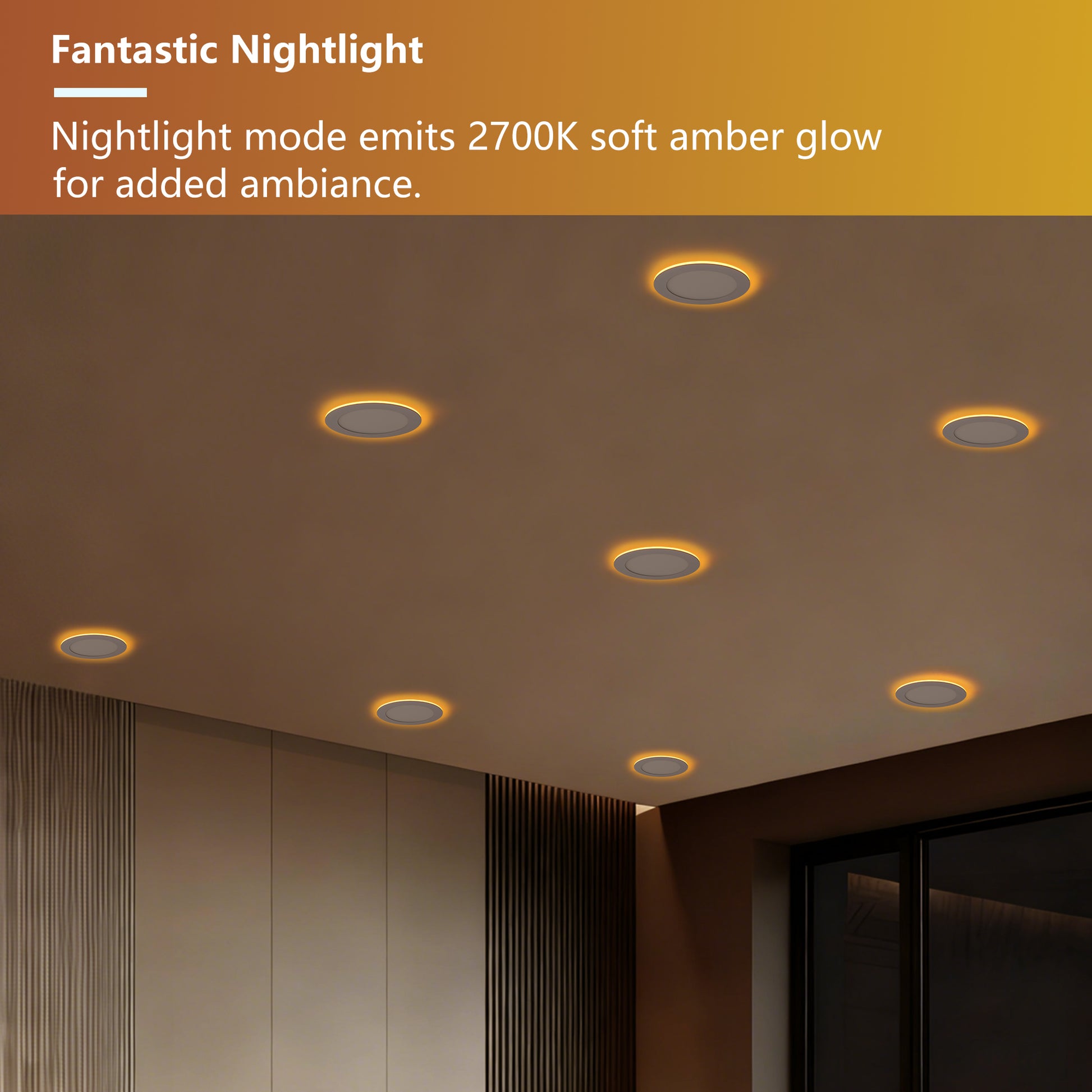 6" White LED Recessed Ceiling Light, 12-Pack - view 6