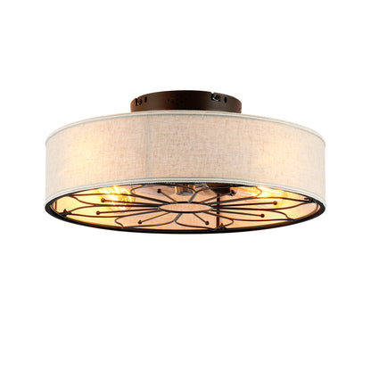 20" Lotus Fabric Bladeless Ceiling Fan with Remote - view 23