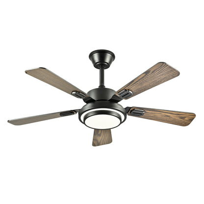 42" Matte Black Ceiling Fan with Dimmable LED Light - view 17