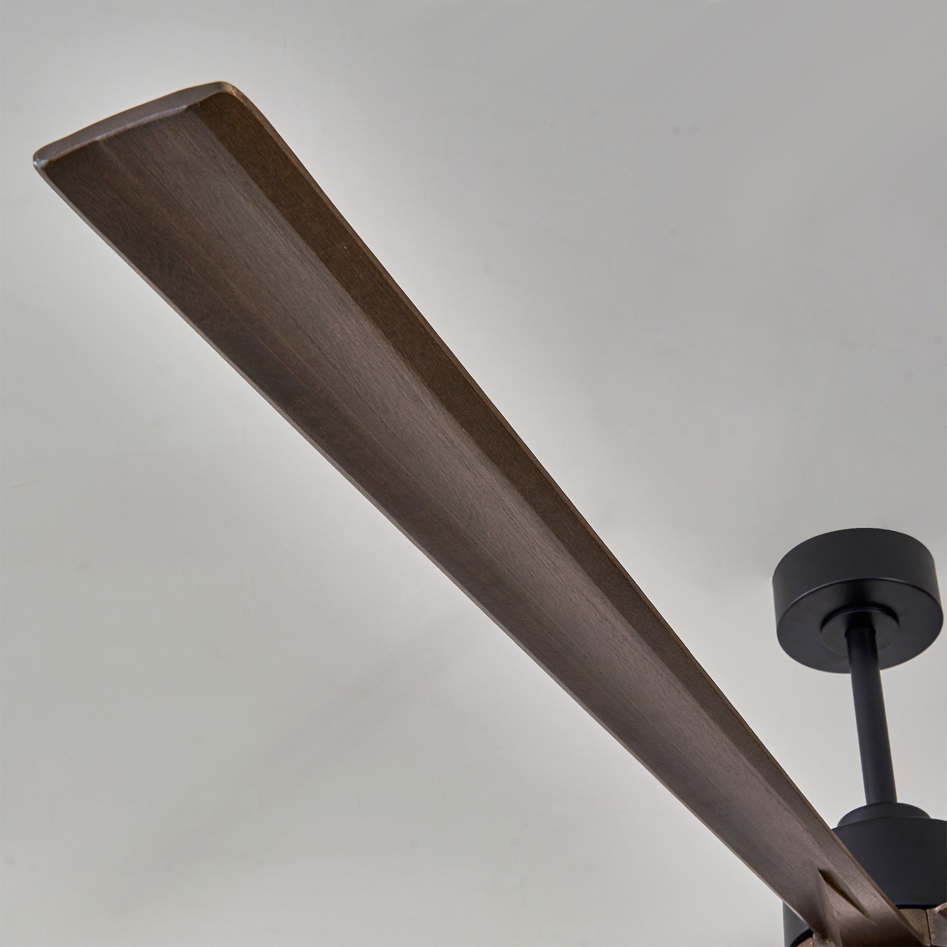 70" Matte Black Ceiling Fan with Light - view 24