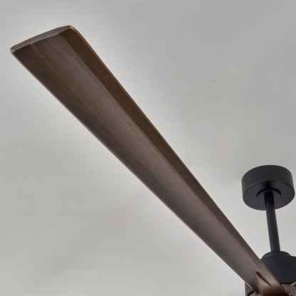 70" Matte Black Ceiling Fan with Light - view 24